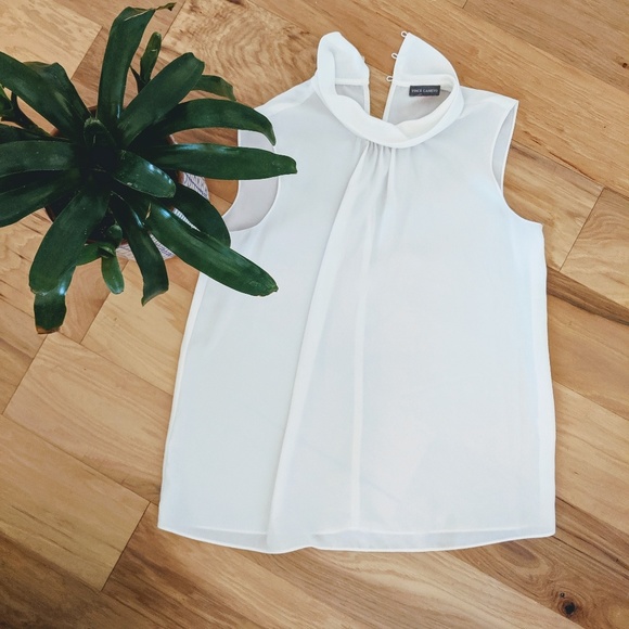 Vince Camuto Tops - Vince Camuto Sleeveless High Collar Blouse
